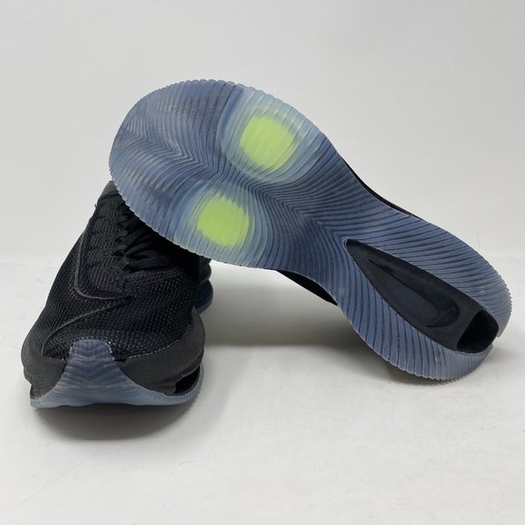 Nike Womens Zoom Double Stacked Black Low Top Lace Up Sneaker Shoes Size US 5.5 - Picture 4 of 6